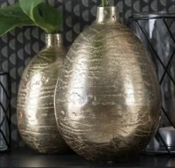Light en Living Vaas MOLZA goud Ø13x17 cm
