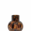 Light en Living Vaas NARRA glas bruin-donker bruin - Ø17,5x31 cm