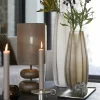 Light en Living Vaas Ø17,5x44,5 cm BRADLEY glas licht bruin