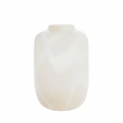 Light en Living Vaas Ø34x50 cm KOBALA glas zand-crème