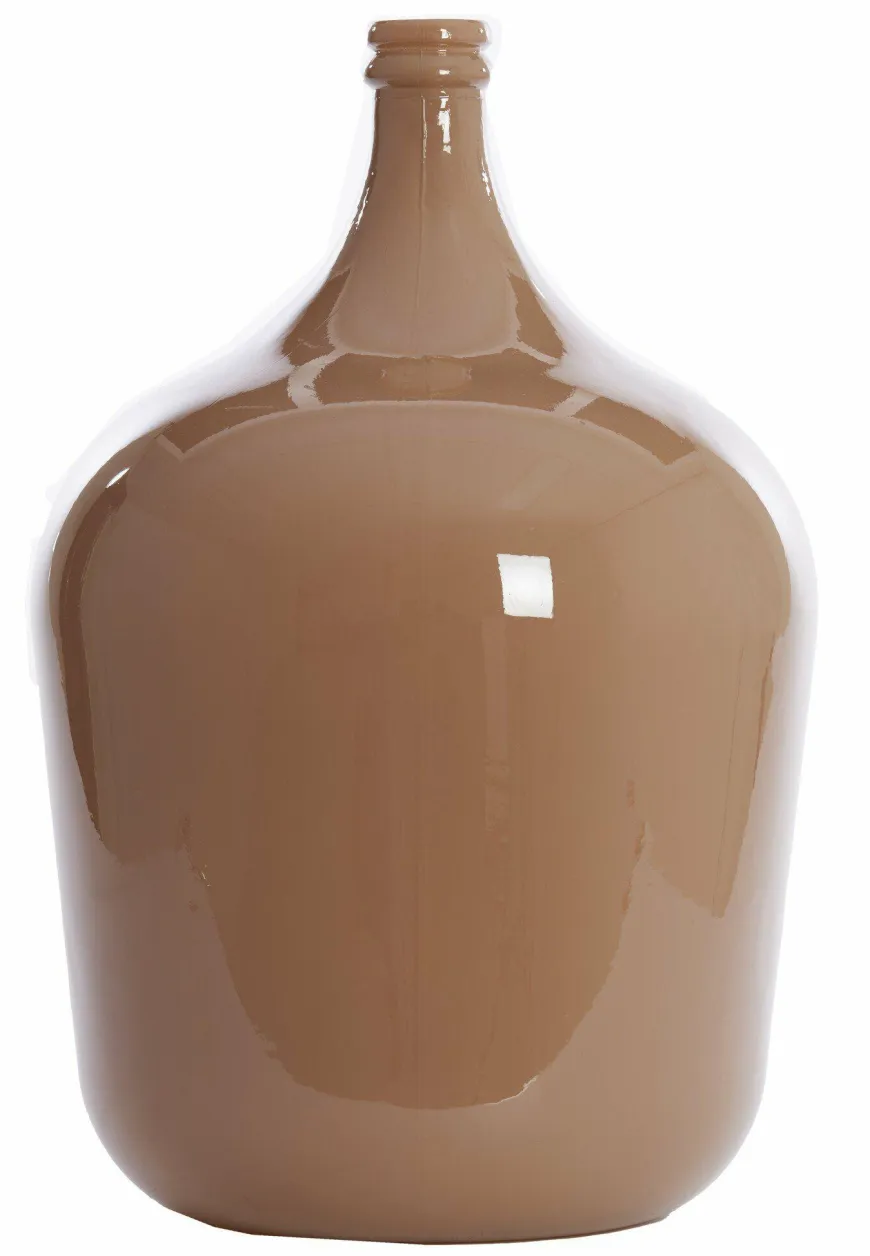 Light en Living Vaas Ø36,5x56 cm INCA glas glans karamel