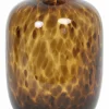 Light en Living Vaas Ø16x25 cm DAKAR Glas bruin-zwart