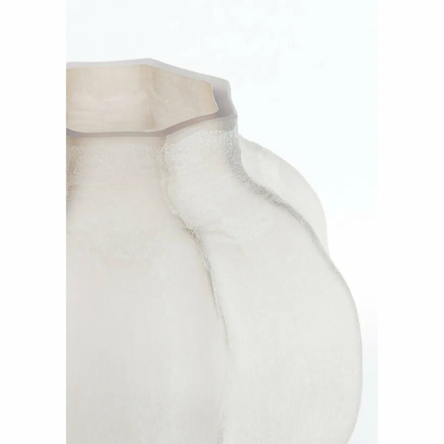 Light en Living Vaas Ø32,5x32 cm TEJEDA glas licht bruin