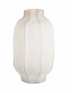 Light en Living Vaas Ø25x44,5 cm TEJEDA glas licht bruin