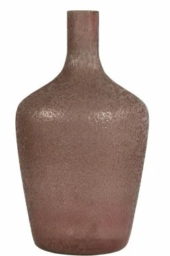 Light en Living Vaas Ø20x40 cm MOLUSI glas donker koper