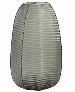 Light en Living Vaas Ø23x37,5 cm MAEVA smoke glas grijs