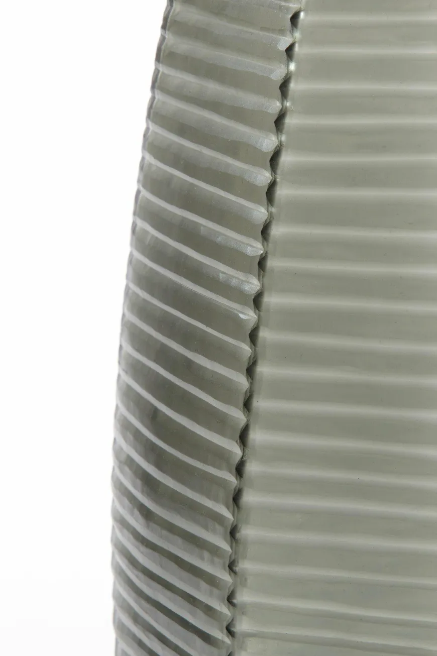 Light en Living Vaas Ø23x37,5 cm MAEVA smoke glas grijs