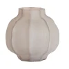 Light en Living Vaas Ø27X26 cm TEJEDA glas licht bruin