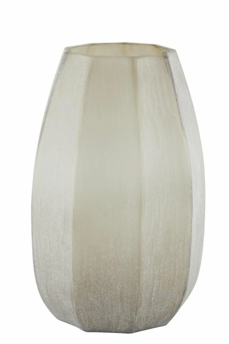 Light en Living Vaas Ø23x38 cm BRADLEY glas licht bruin