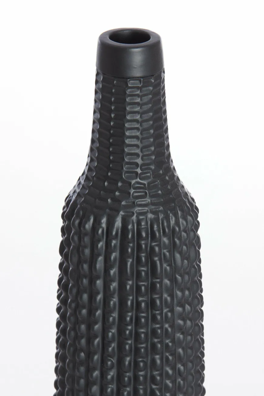 Light en Living Vaas Ø9,5x46 cm ANGIRA mat zwart