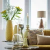 Light en Living Vaas Ø14x31 cm CORN keramiek geel