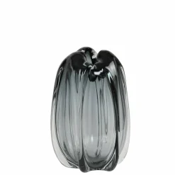 Light en Living Vaas Ø21x30 cm MURELA glas grijs