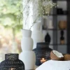 Light en Living Vaas Ø14,5x37,5 cm ARAM keramiek crème