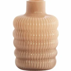 Light en Living Vaas Ø13,5x20,5 cm LUNETTE glas caramel