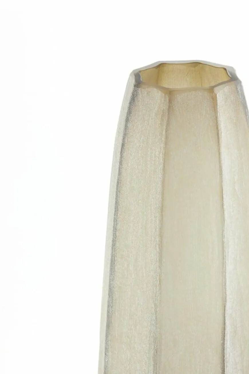 Light en Living Vaas Ø17x60 cm BRADLEY glas licht bruin