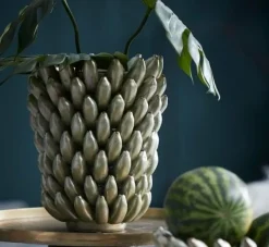 Light en Living Vaas Ø25,5x34 cm ZITA keramiek groen parelmoer