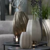 Light en Living Vaas Ø17x23,5 cm BRADLEY glas licht bruin