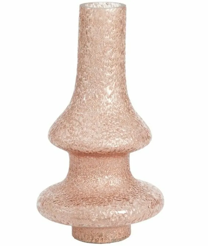 Light en Living Vaas Ø20x34 cm GWETA glas donker koper-koper