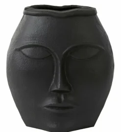 Light en Living Vaas 25x15x27 cm FACE mat zwart
