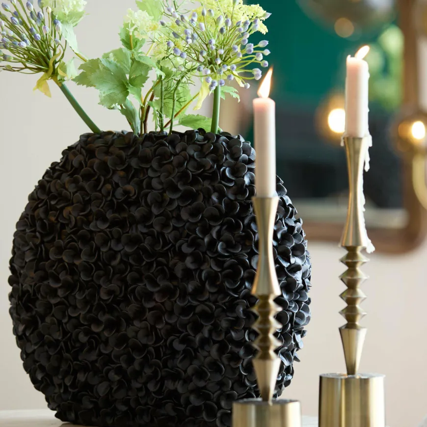 Light en Living Vaas 52x23x46,5 cm PHYLIA mat zwart