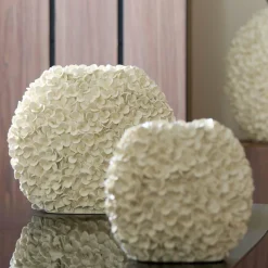 Light en Living Vaas 44x20,5x38,5 cm PHYLIA crème