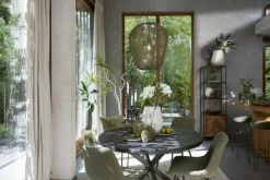 Light en Living Vloerkleed 300x200 cm BOSASO licht bruin-olijf groen