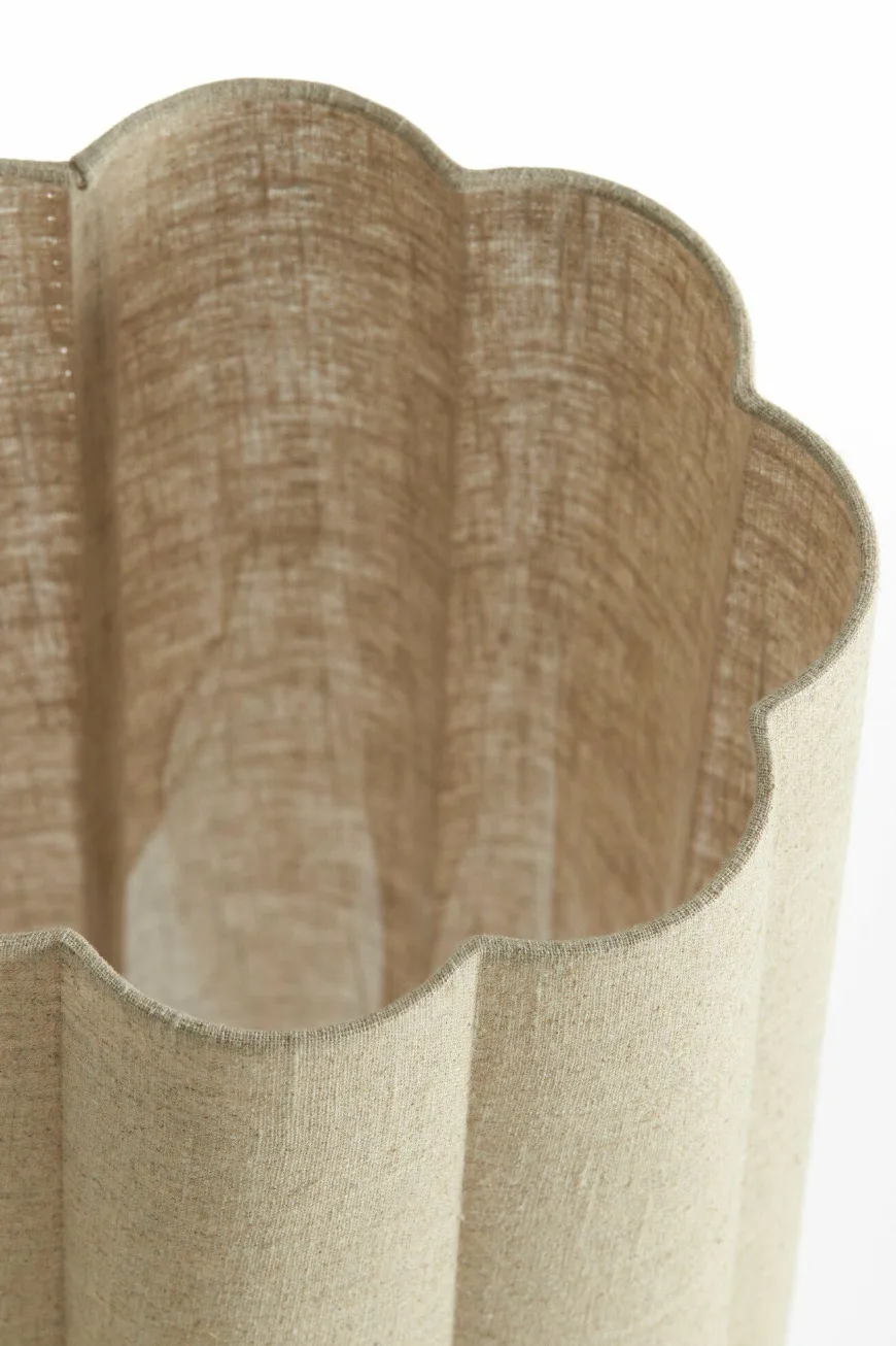 Light en Living Vloerlamp Ø30x165 cm FRINGE naturel+crème