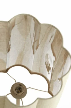 Light en Living Vloerlamp Ø30x165 cm FRINGE naturel+crème