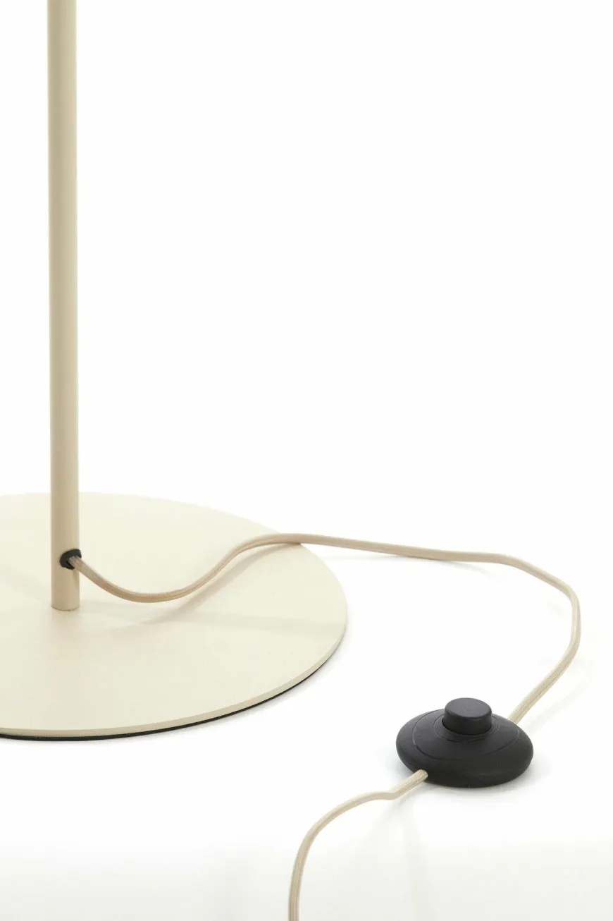 Light en Living Vloerlamp Ø30x165 cm FRINGE naturel+crème