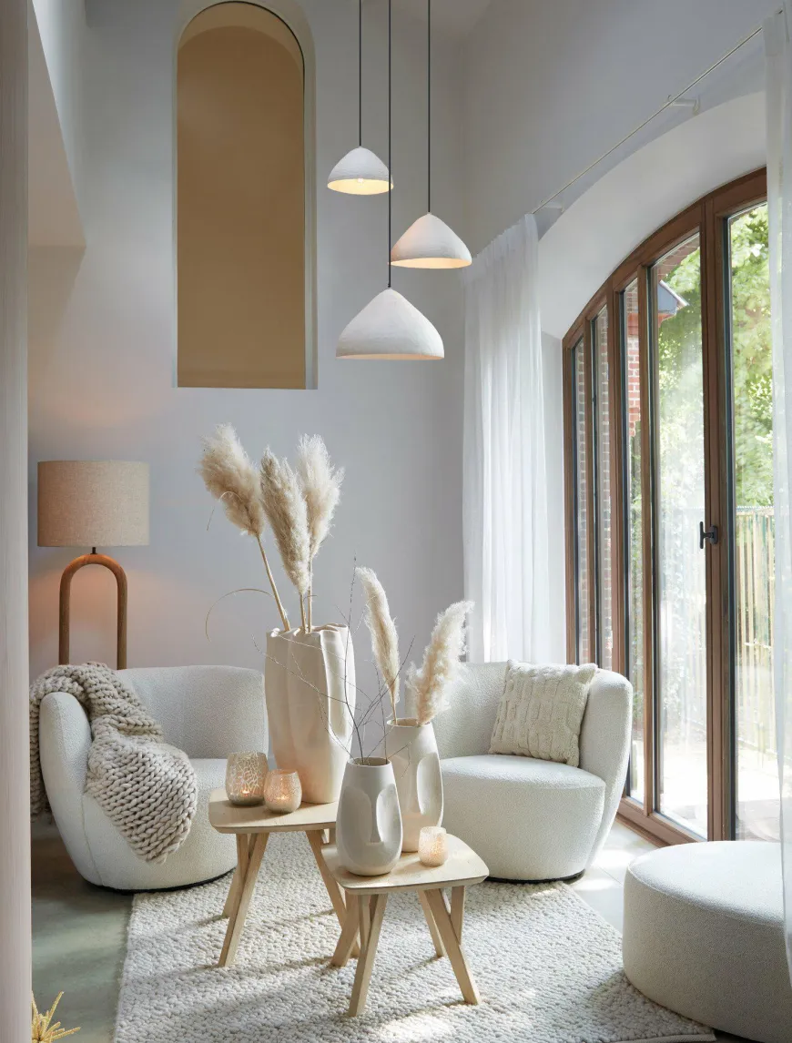 Light en Living Vloerlamp 35x20x119 cm PACECO hout mat naturel