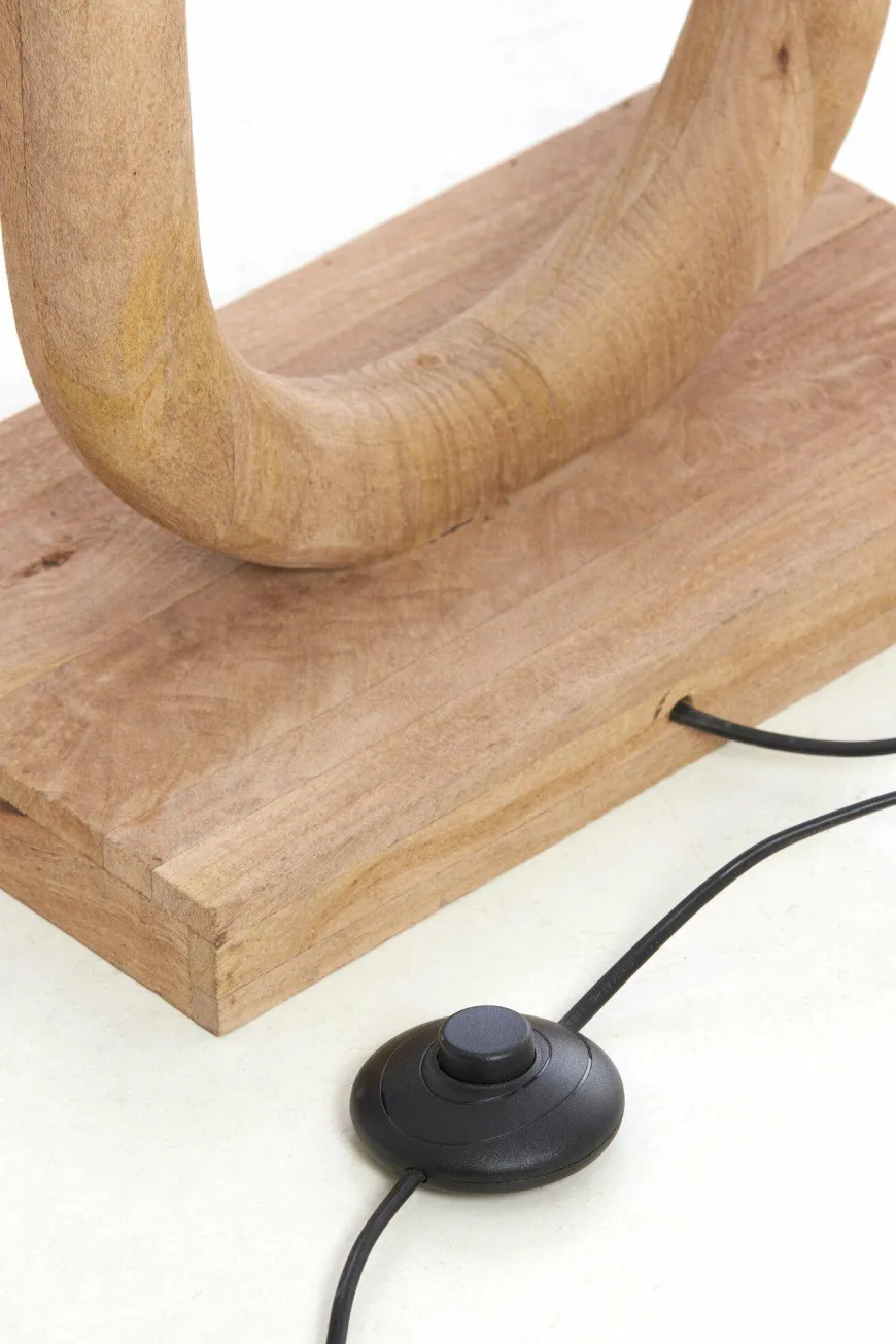 Light en Living Vloerlamp 35x20x119 cm PACECO hout mat naturel