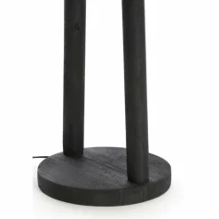Light en Living Vloerlamp Ø30x135 cm XITTA hout mat zwart