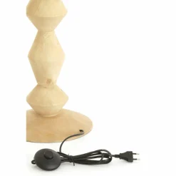 Light en Living Vloerlamp Ø23x133 cm EDIE hout mat naturel