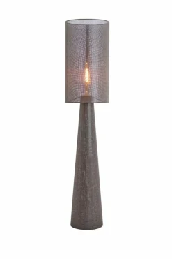 Light en Living Vloerlamp Ø38x180 cm MICKY linnen bruin