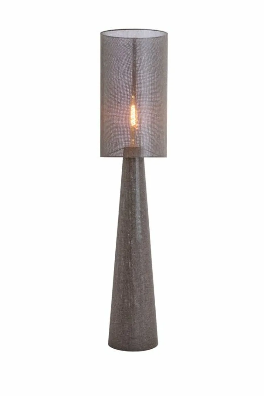 Light en Living Vloerlamp Ø38x180 cm MICKY linnen bruin