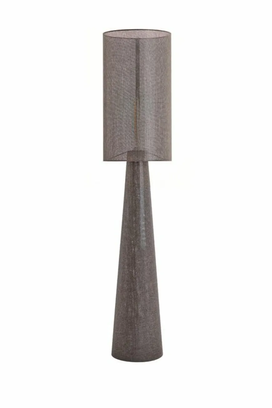 Light en Living Vloerlamp Ø38x180 cm MICKY linnen bruin