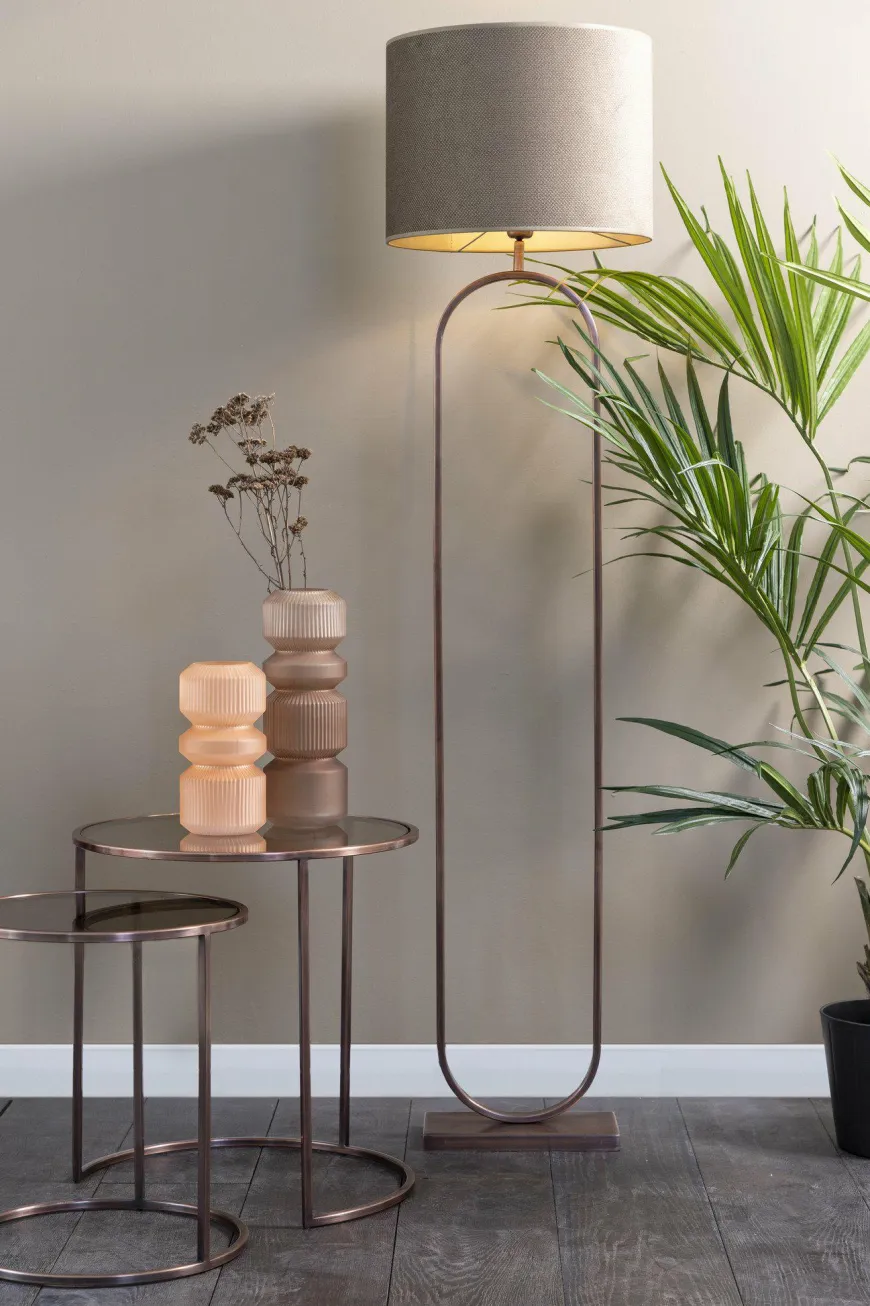Light en Living Vloerlamp 30x15x142 cm JAMIRI antiek koper