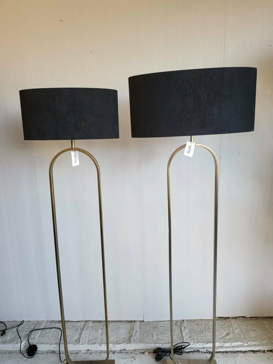 Light en Living Vloerlamp 30x15x142 cm JAMIRI mat zwart