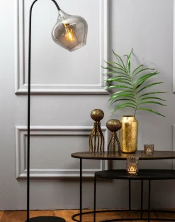 Light en Living Vloerlamp 28x45x160 cm RAKEL mat zwart