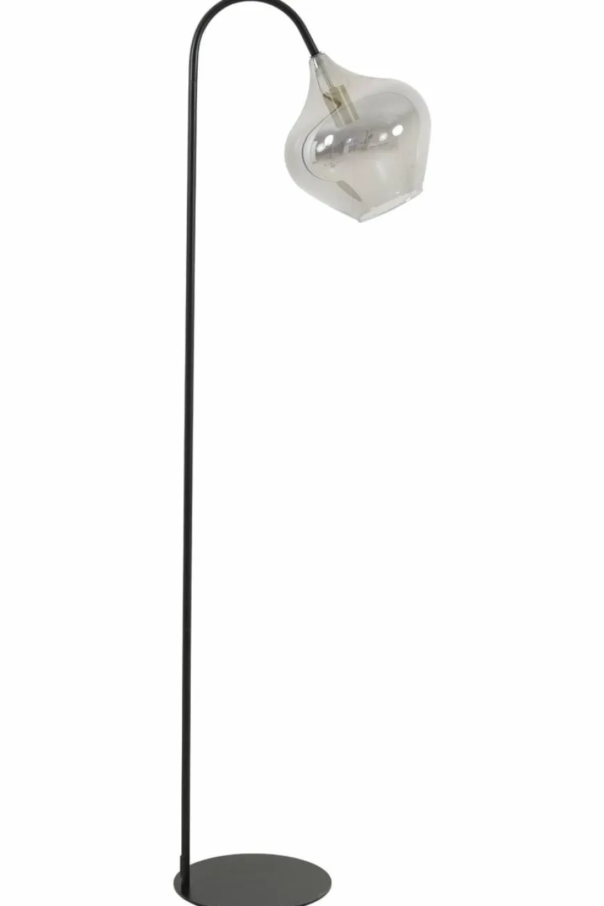 Light en Living Vloerlamp 28x45x160 cm RAKEL mat zwart