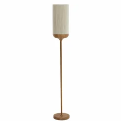 Light en Living Vloerlamp Ø23x159 cm DANIA hout print naturel+touw crème