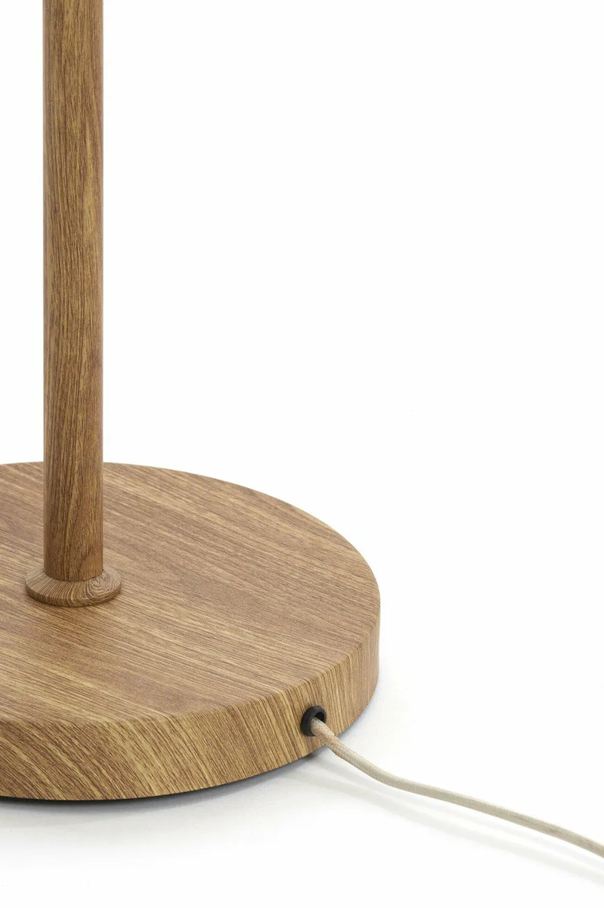 Light en Living Vloerlamp Ø23x159 cm DANIA hout print naturel+touw crème