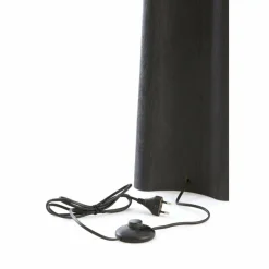 Light en Living Vloerlamp 23x23x125 cm NAVELLI hout mat zwart