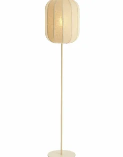 Light en Living Vloerlamp SOLUNE Ø35x165 cm Naturel + Crème – Light & Living
