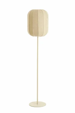 Light en Living Vloerlamp SOLUNE Ø35x165 cm Naturel + Crème – Light & Living