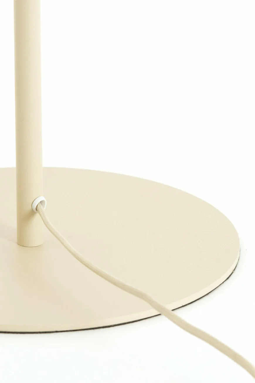 Light en Living Vloerlamp SOLUNE Ø35x165 cm Naturel + Crème – Light & Living