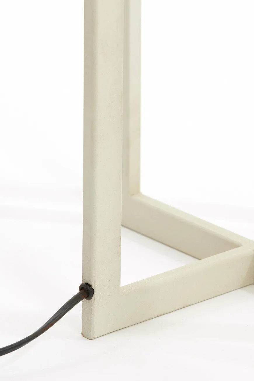Light en Living Vloerlamp 30x30x140 cm MACE crème
