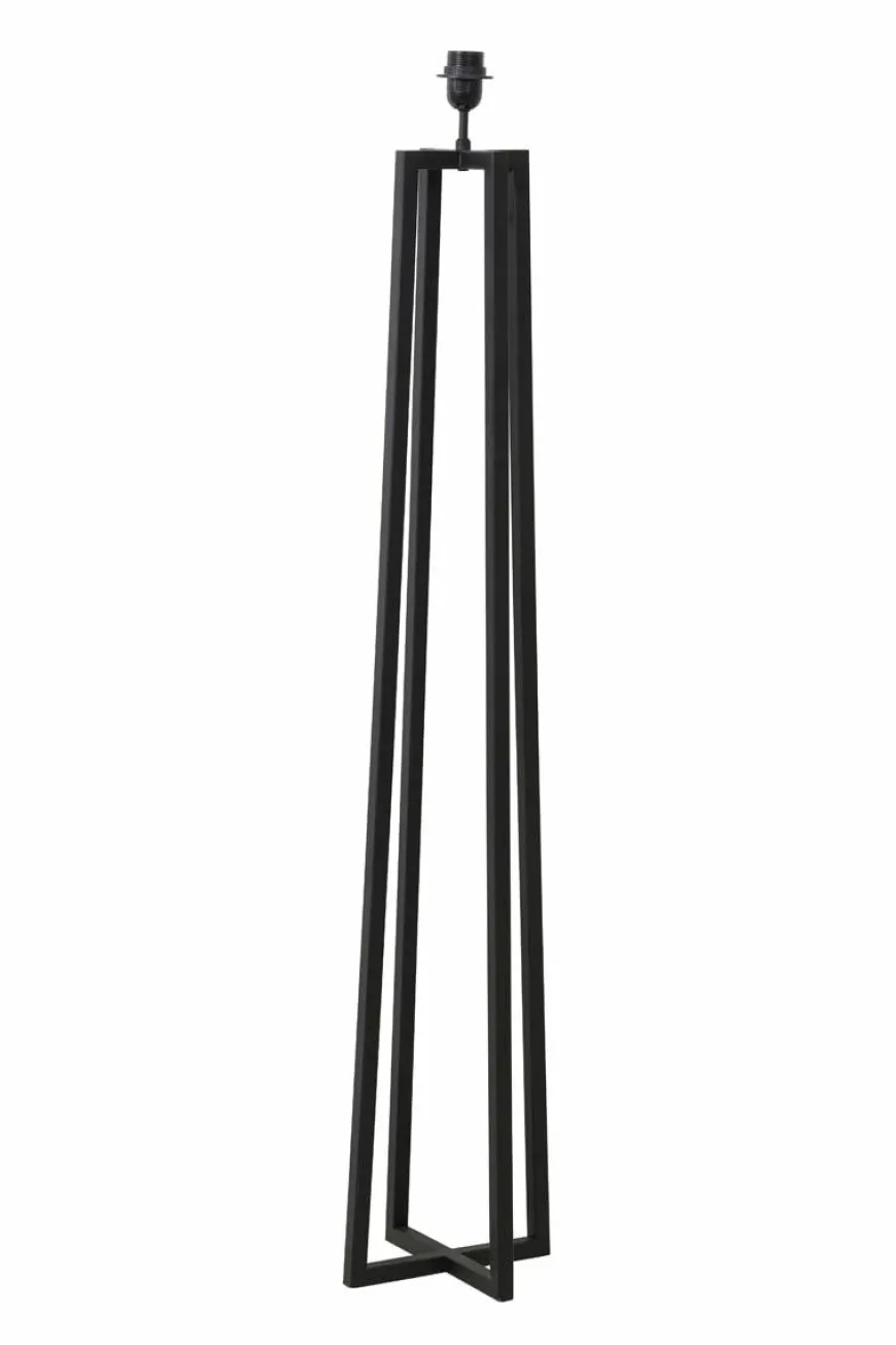 Light en Living Vloerlamp 25x25x130 cm MILEY mat zwart