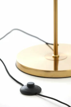 Light en Living Vloerlamp Ø30x160 cm MEDINA glas smoke+goud