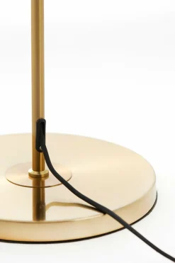 Light en Living Vloerlamp Ø30x160 cm MEDINA glas smoke+goud
